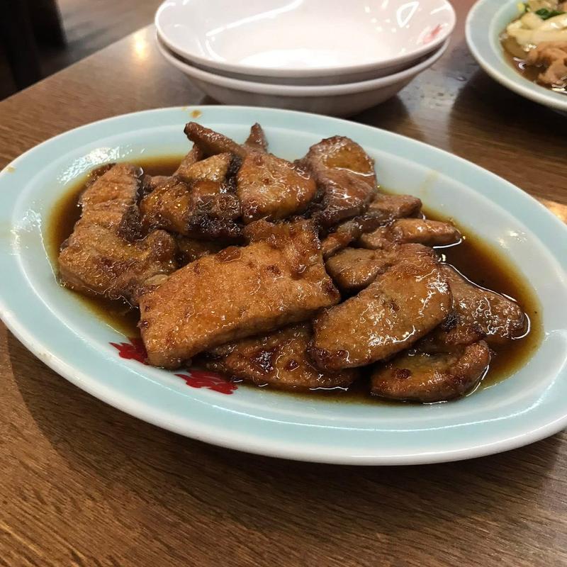 レバだけ炒め(珍來 柏藤ヶ谷店)