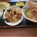 回鍋肉　台湾塩ラーメンセット
