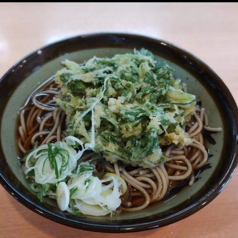 春菊天そば(鈴しげ)