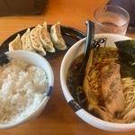 醤油ラーメン餃子ライスセット(ラーメンのしめ )