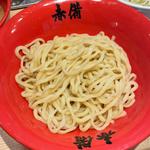 豚鶏つけ麺、野菜(玉・赤備（あかぞなえ）)