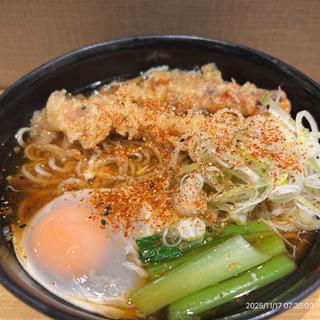 ジャンボゲソ天そば(小諸そば 神保町店)