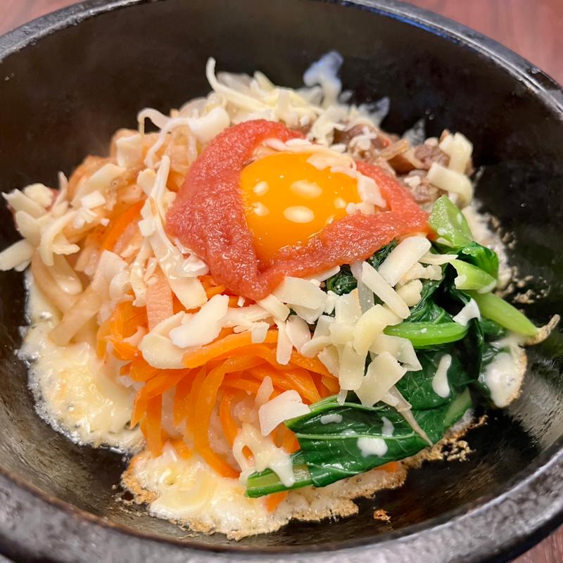 明太チーズ石焼ビビンバ(チェゴヤ六本木ティーキューブ店)