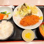 メンチカツ定食