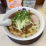 ワンタンチャーシュー麺味付玉子トッピングカイワレ増し