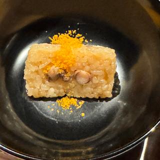 むかごご飯 カラスミかけ(強羅温泉 雪月花別邸 翠雲)