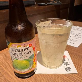 クラフトチューハイ 小田原うめ(強羅温泉 雪月花別邸 翠雲)