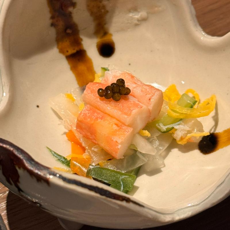 蟹なます(強羅温泉 雪月花別邸 翠雲)