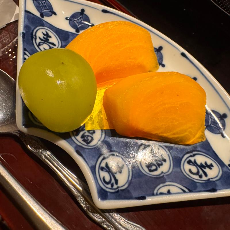 柿、シャインマスカット(強羅温泉 雪月花別邸 翠雲)