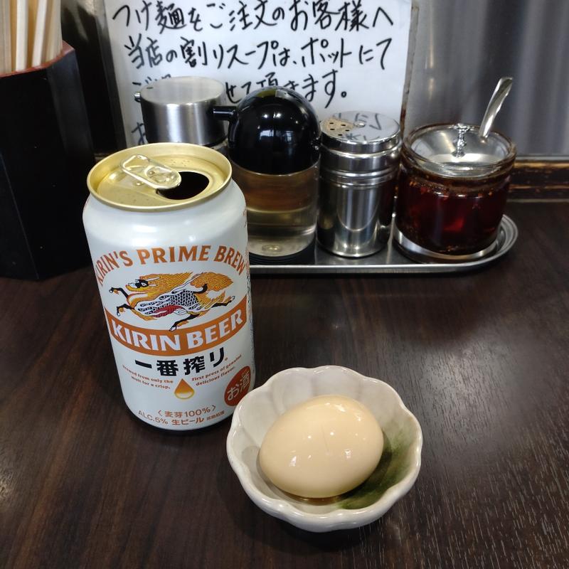 缶ビール(煮干らーめんカネショウ四街道)