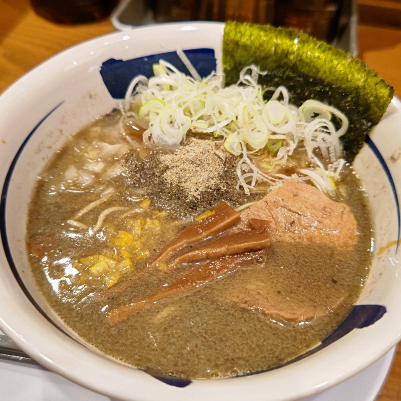 めっちゃ煮干しラーメン＋ネギ(つけ麺専門店 三田製麺所 桜木町駅前店)