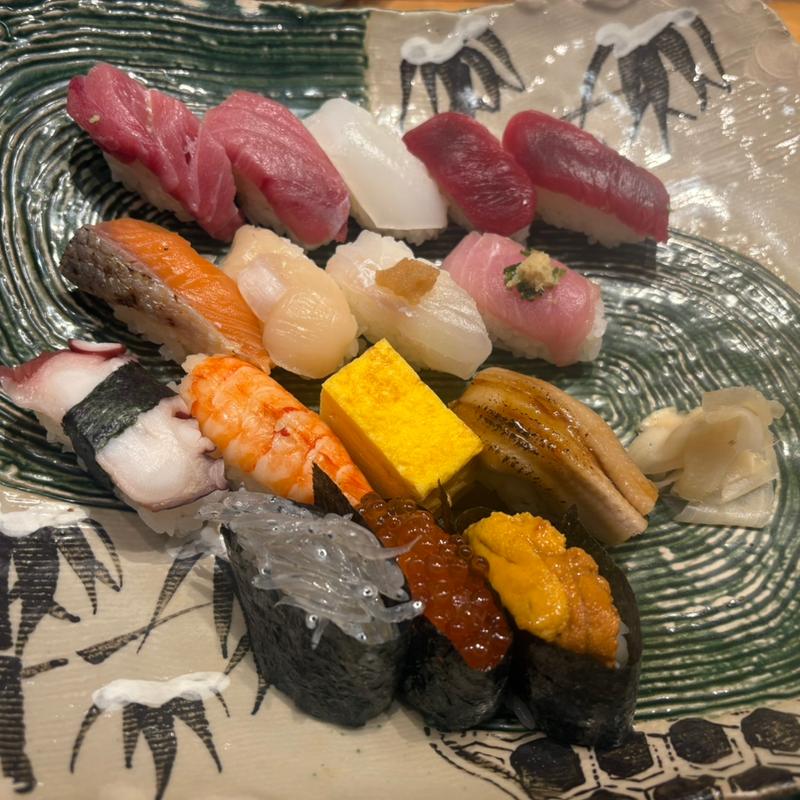 特選にぎり(銀座まる伊寿司)