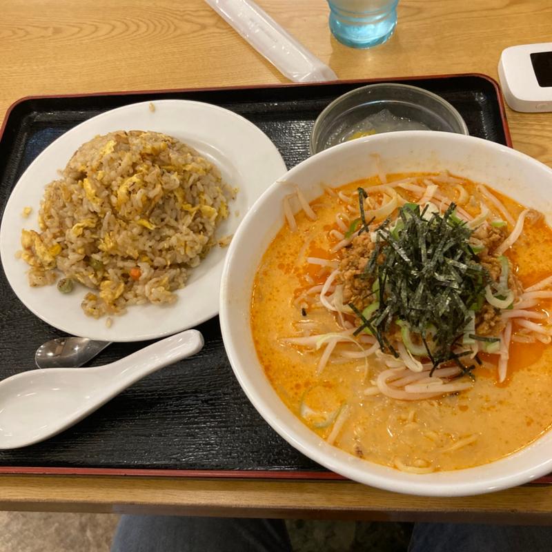 担々麺&炒飯セット(大連アカシア)