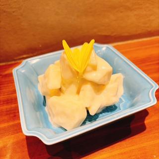 洋梨の白和え(炭焼き屋 ほむら)