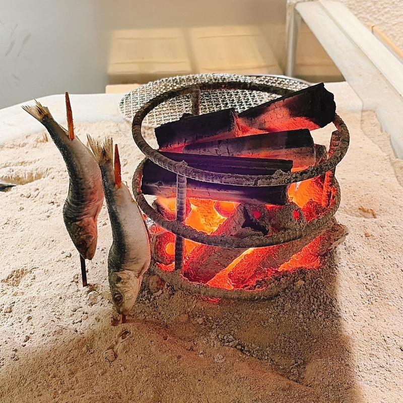 いわし原子焼き(炭焼き屋 ほむら)