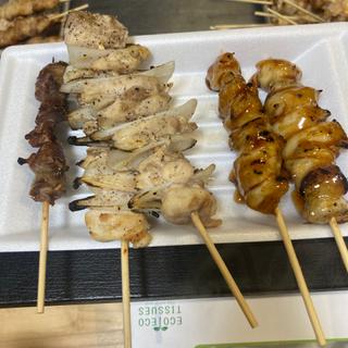 ヤゲン&ぼんじり&とりももニンニク(やきとり しょうせん)