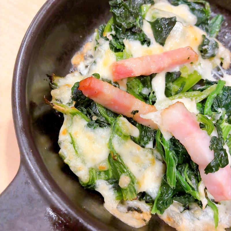 ほうれん草とベーコンのチーズ焼き(ガスト 広島大芝店 )