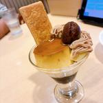 マロンと珈琲のモンブランプリンサンデー(ガスト 広島大芝店 )