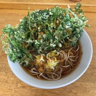 春菊天そば　春菊天増し(戸隠 （トガクシ）)