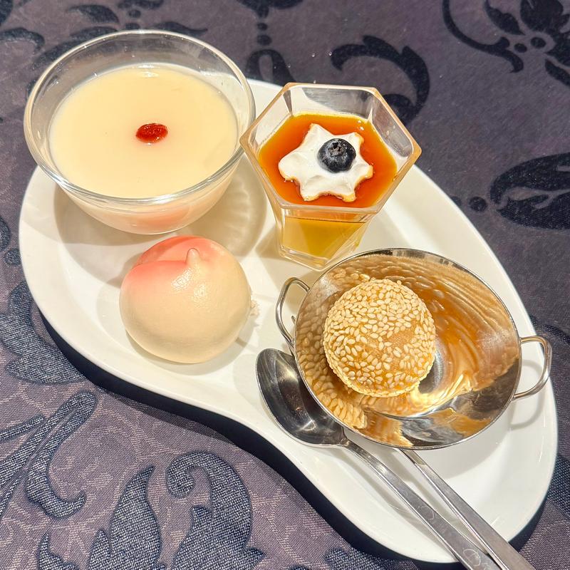 楊貴妃コース　デザート盛り合わせ(中国料理 古稀殿)