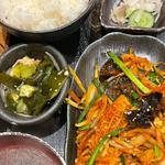 ホルモンポッカ定食(一文無)