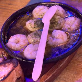 海老アヒージョ(【渋谷横丁】魚利喜)