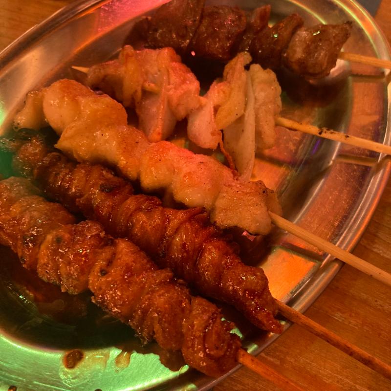 焼き鳥盛り合わせ(【渋谷横丁】焼鳥 布袋)