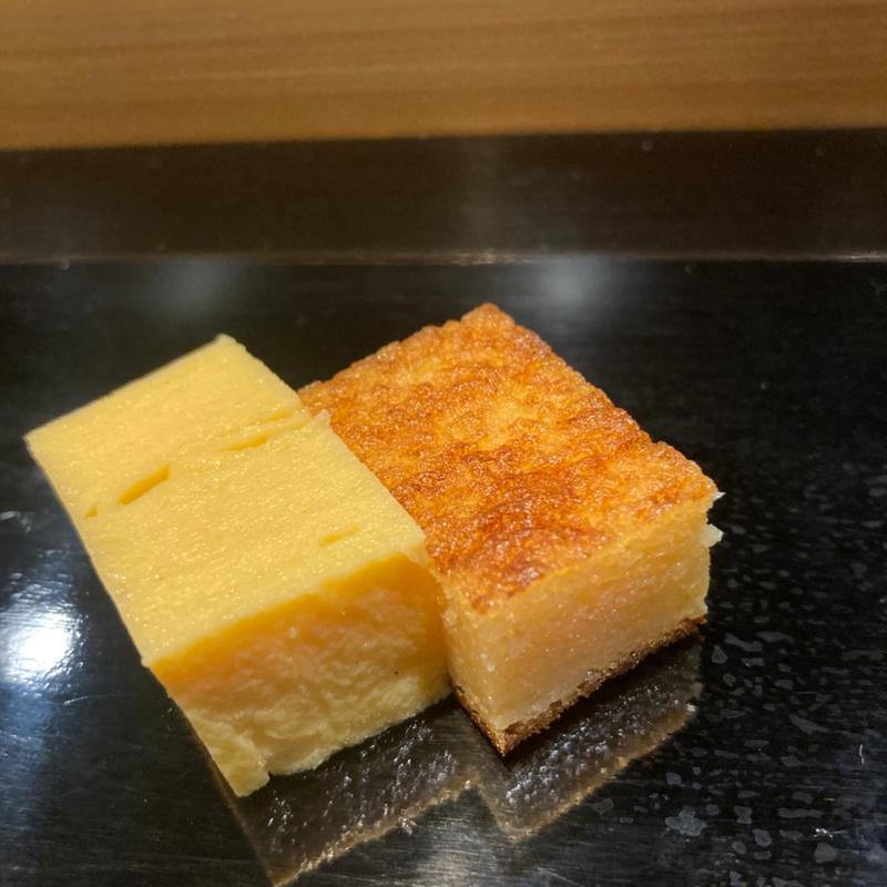 玉子　味噌&蜂蜜(日本酒 鮨 ばんど 戸越銀座)