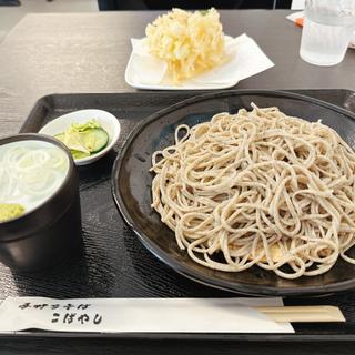 もりそば大盛り(手打ちそば こばやし)