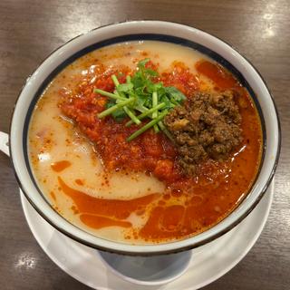 海老トマ担々麺(麺匠MAJIDE)