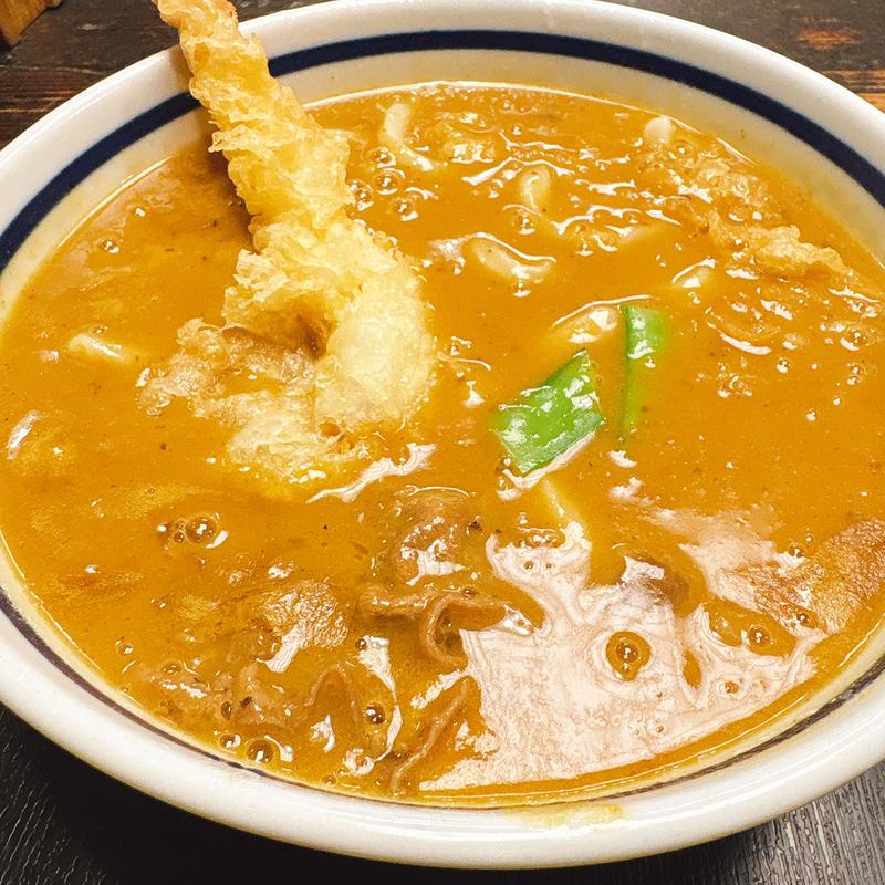 えび天カレーうどん(うどん 兎麦 阪急三番街店)