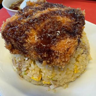 ハムカツチャーハン