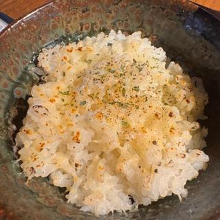 スープ飯用ご飯(パルミジャーノ、オリーブオイル)(房舎)