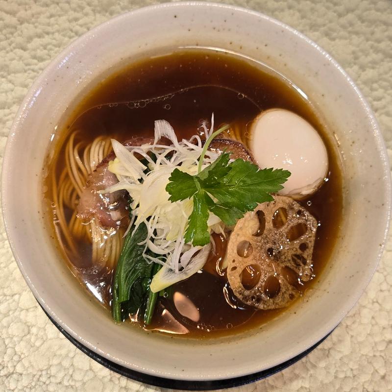 中華そば 地鶏の味玉(中華蕎麦鳴神食堂)
