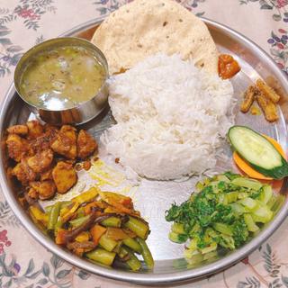 Nepali chicken khana set(EVEREST TANDOORI (エベレスト タンドリー）)