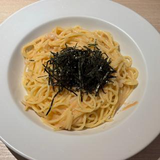 タラコとイカ(スパザウルス - パスタ)