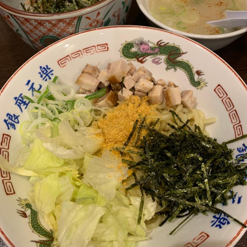 油そばとぶためしセット(銀座元楽)