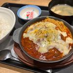 西条てっぱんナポリタン炙りチーズハンバーグ