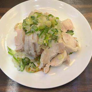 蒸し鶏のネギソース(珉珉 大手町店)