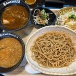 つけ麺スペシャルセット　つけ汁2種　こってり、カレー　