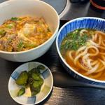 他人丼ミニかけうどんセット