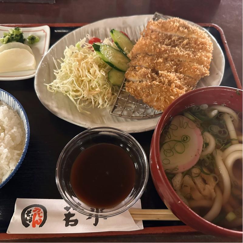 チキンカツ定食(若水(わかみず))