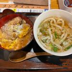 ハーフカツ丼セット