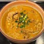 肉カレースープ　うどん