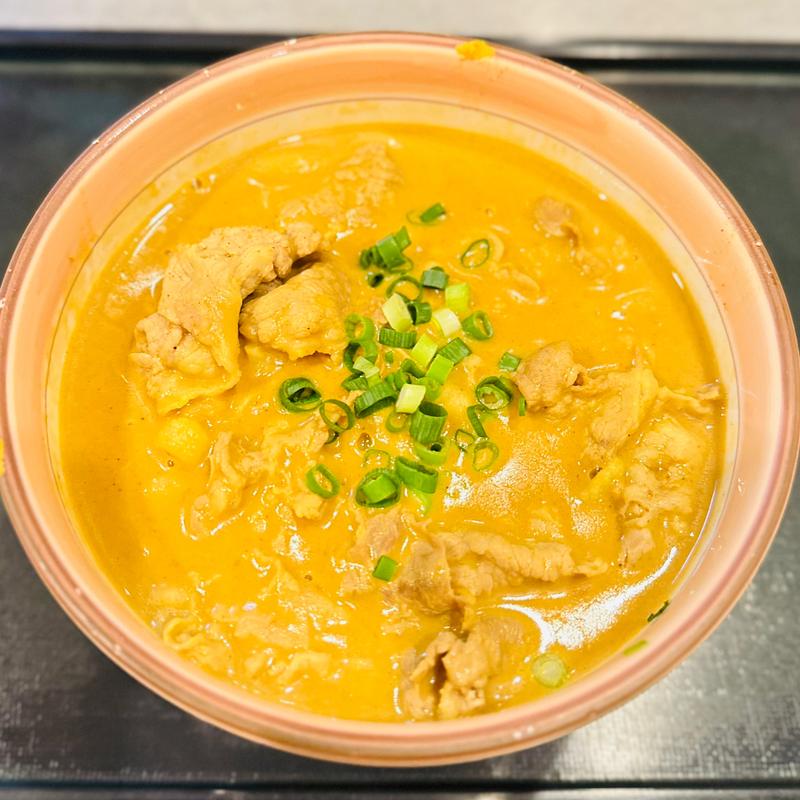 肉カレースープ　うどん(しまだ)