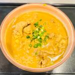 肉カレースープ　うどん