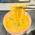 肉カレースープ　うどん