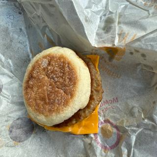 ソーセージマフィン コンビ(マクドナルド 保木間店)