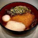 きつねそば とろろ 温玉 ネギ