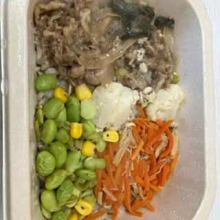 あえて、牛肉炒めさつまいもと牛蒡の混ぜごはん(株式会社アサヒウェルネスフーズ)